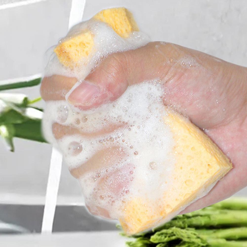 10~100PCS Double-sided Scouring Pad Double Sided Cleaning Strong Water Absorption Easy To Use Lightweight And Convenient