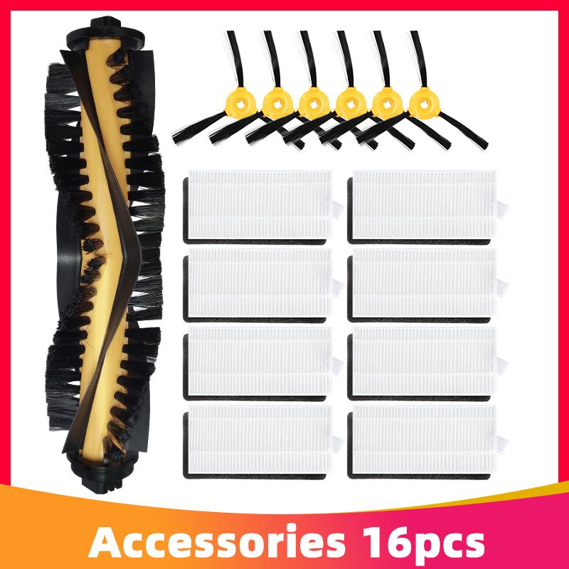 Fit For Conga Excellence 990 Robot Vacuum Cleaner Hepa Filter Main Side Brush Cover Primary Filter Castor Wheel Spare Part