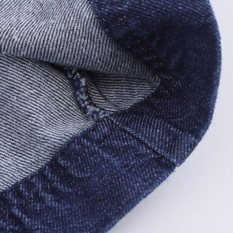 Kaslead New Arrival Women's Clothing Fashion Style Fashion Minimalist Small Round Lapel Denim Dress 6929285