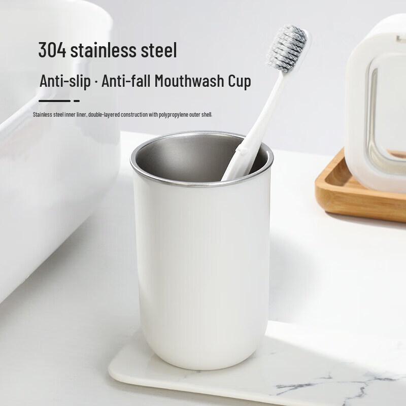 LIEI 304 Stainless Steel Family Toothbrush Cup