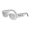 Dior Square Acetate Sunglasses With Star Pattern Decoration Women Sunglasses White DIORPACIFICS2U_95A8