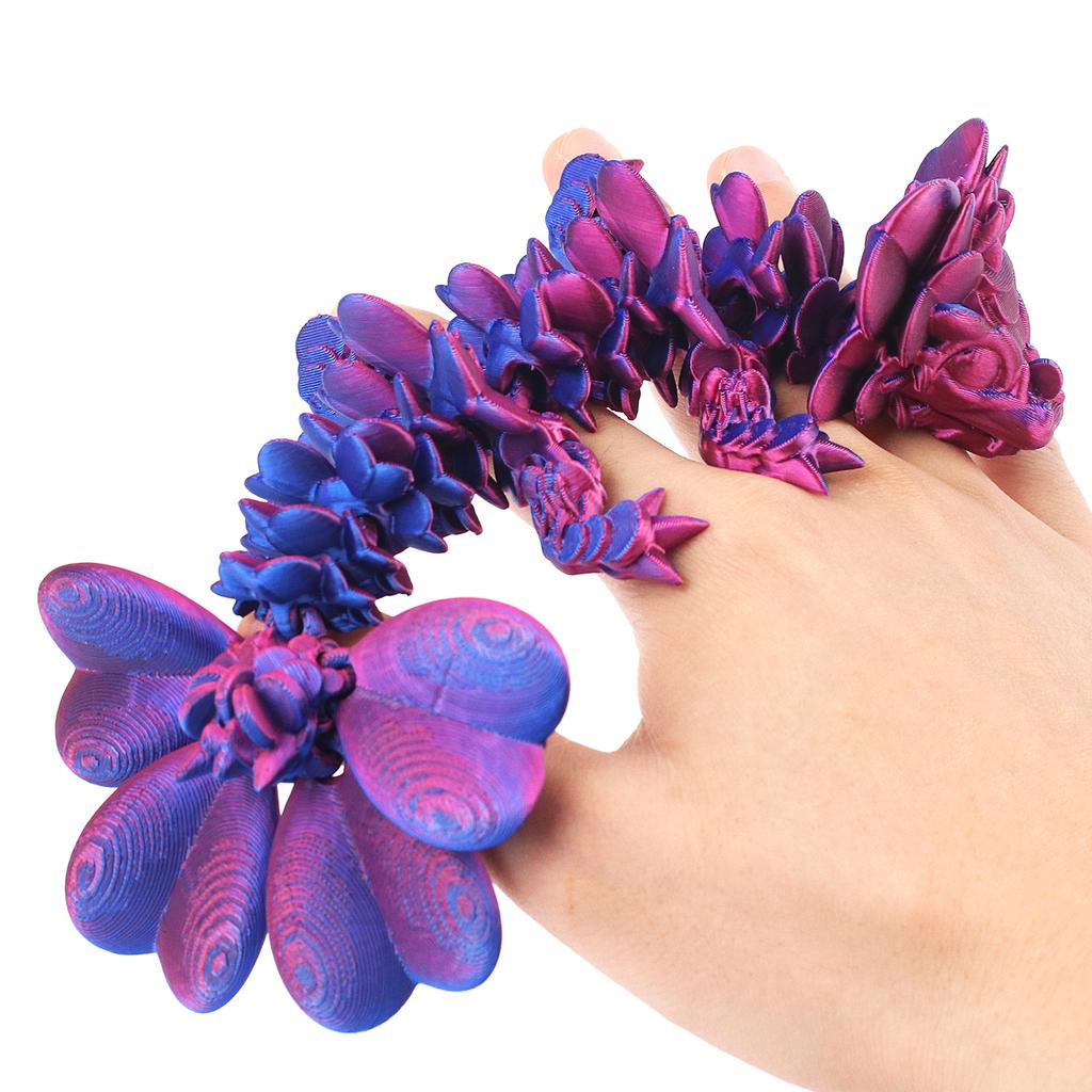 3D Printing Four Leaf Clover Dragon Joint Mobile Set Ornament Handheld Gift Creative Trendy Play Gift Relief Toy