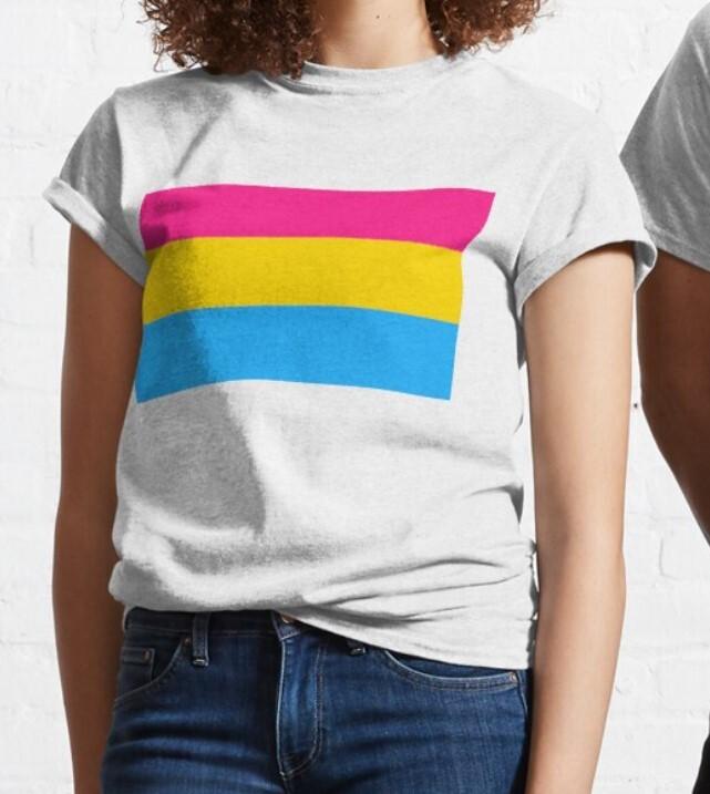 Pansexual T shirt - Proud Pansexual - %100 Premium Cotton Unisex T-Shirt