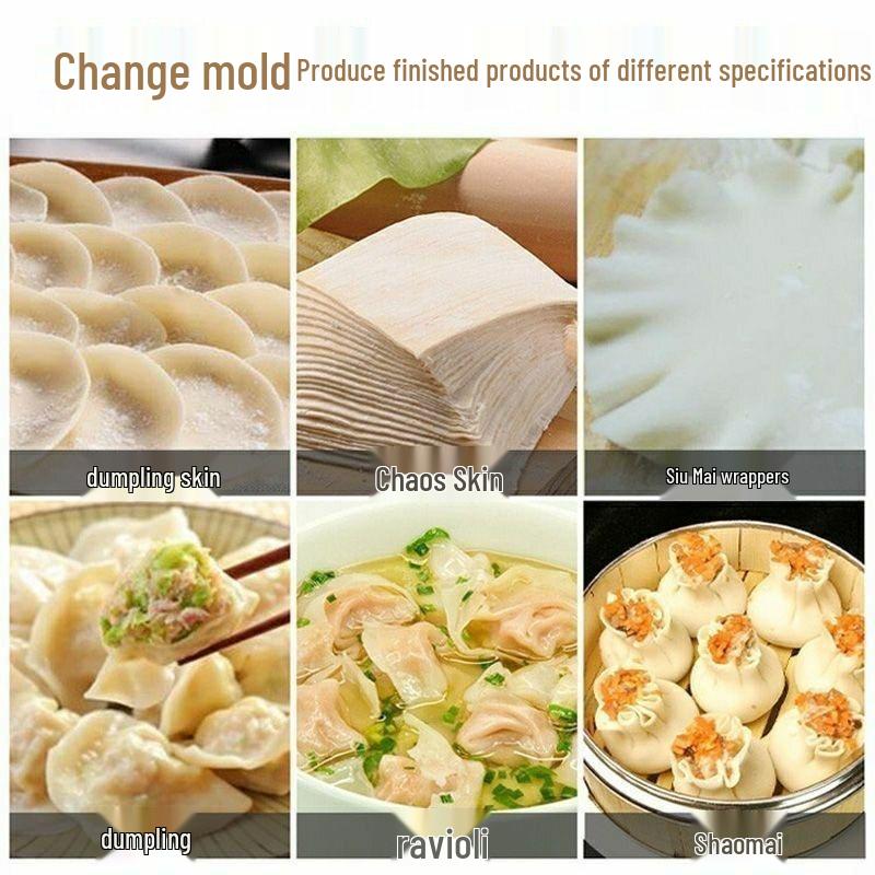 Multifunctional Electric Dumpling & Wonton Wrapper Machine - Household Imitation Hand-made Dough Roller
