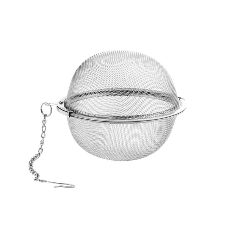 Filtro per Tè Durevole per Alimenti, Sfera Filtrante in Acciaio Inossidabile Antiruggine, Struttura Senza Cuciture per Pulizia Facile