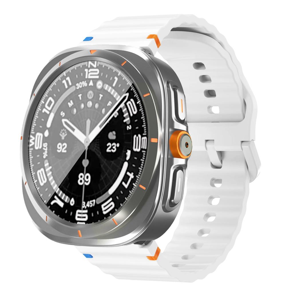 Bracelet+Changer en Boîtier Ultra pour Samsung Galaxy Watch 7 6 40 44mm Mettre à niveau vers Galaxy Watch Ultra 47 Protecteur d'Écran en Verre Trempé