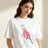 Unisex Greyhound Dog Print Tshirt Cute Whippet In Pink Heart Sweater Graphic Casual Short Sleeve Round Neck Tee Top White Black