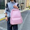 Student School Bag Korean Version Ins Large Capacity Light Canvas Backpack Girls' College Style Small Fresh Class Backpack