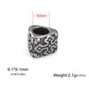 Stainless Steel Vintage Charms Antique Paw Heart Cross Tree of Life Evil Eye Pendant for Necklace Bracelet Jewelry Making