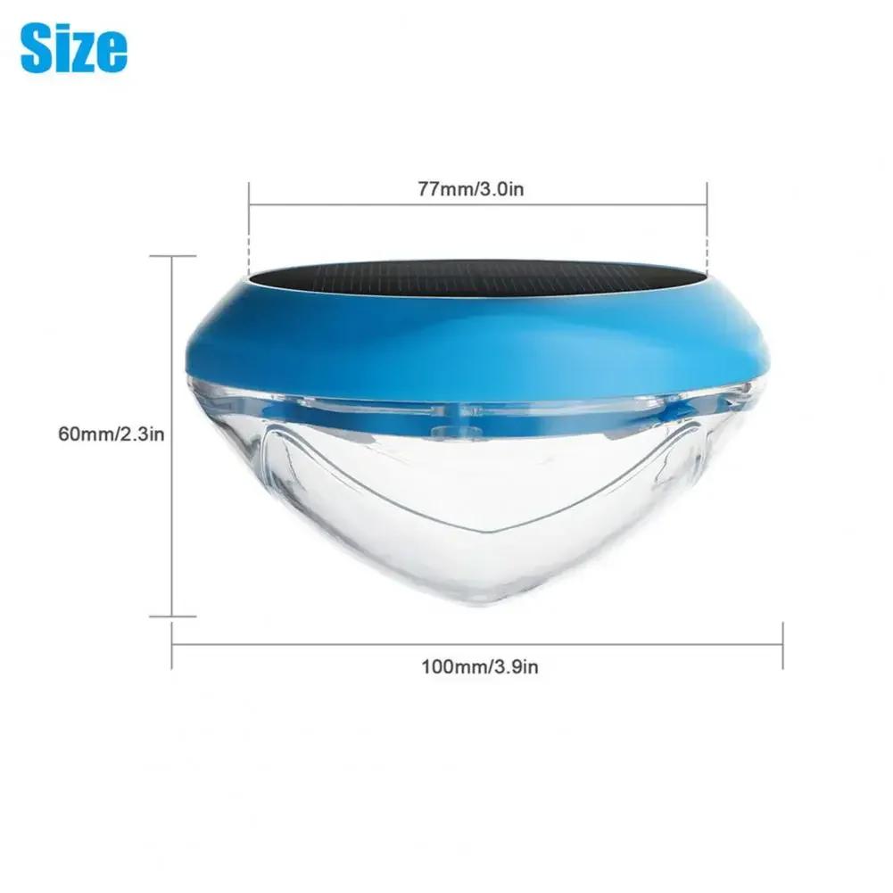 LED Solar Floating Light Waterproof Outdoor Floating Underwater Ball Lamp Swimming Pool Party Night Lights For Yard Pond Garden