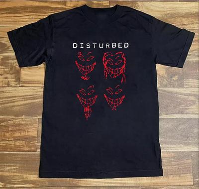 Disturbed The Sickness Faces 25th Anniversary Tour 2025 Unisex T-Shirt