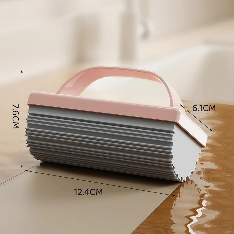 

Cleaning Sponge, Mini Handheld Absorbent Cotton, Desktop Strong Water Absorption Scrub Sponge, Washing Mops Kitchen Clean Tools рожевий