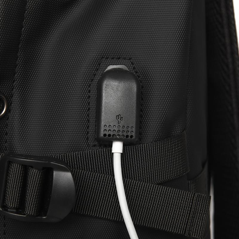 Waterproof Nylon Backpack Men Women Fashion Casual School Travel Bag with Multiple Pockets and Adjustable Straps