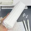 Cream Multi-functional Large Capacity Pen Bag Pencil Case Organizer for Kids School Art Office Stationery Storage