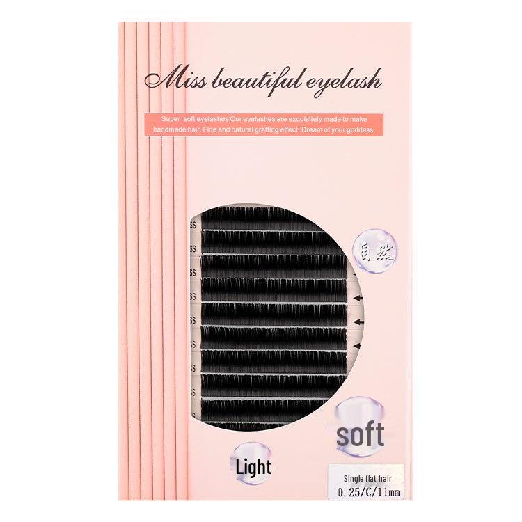 Natural Soft Single Grafted Eyelashes for Eyelash Extension Salons
