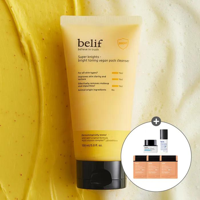 Super Nights - Bright Toning Vegan Pack Cleanser 150ml