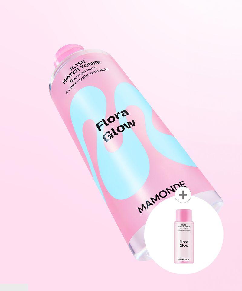 Тоник с розовой водой Flora Glow 300 мл