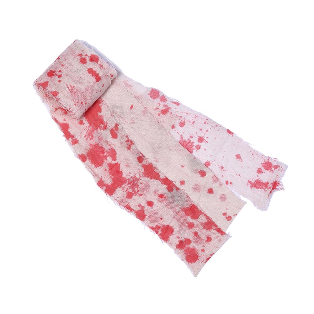 Halloween Bloody Gauze Good Breathability Curtain Blood Gauze Cloth Eco-friendly Realistic for Home Party Haunted House Supplies