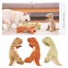 Plush Sound Toy For Dogs And Cats Durable And Chewable Pet Toy For Teeth Grinding And Stress Relief Orange