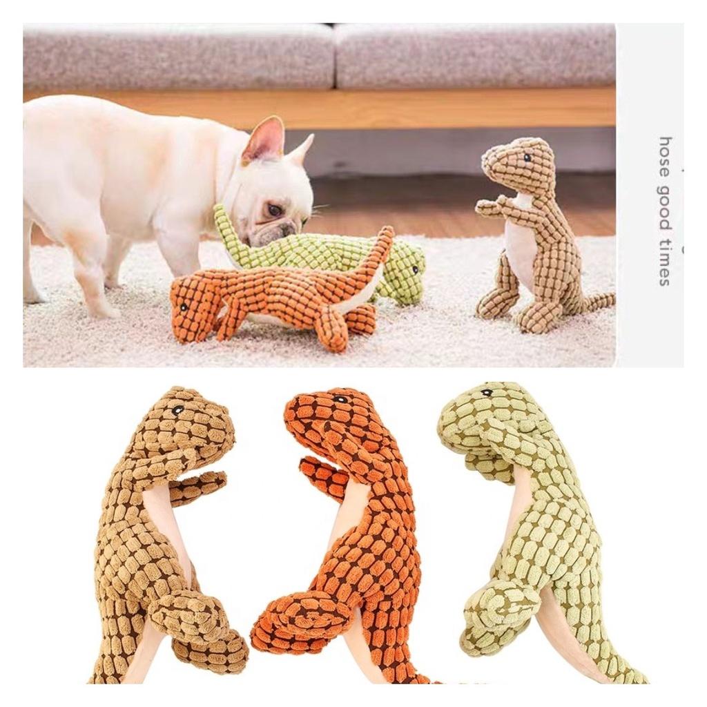 Plush Sound Toy For Dogs And Cats Durable And Chewable Pet Toy For Teeth Grinding And Stress Relief Orange