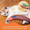 Cat Toy 3D Simulation Fish Catnip Toys Interactive Plush Kitten Cat Toy Pet Chew Bite Toys For Cats Pillowfish Pet Supplies New