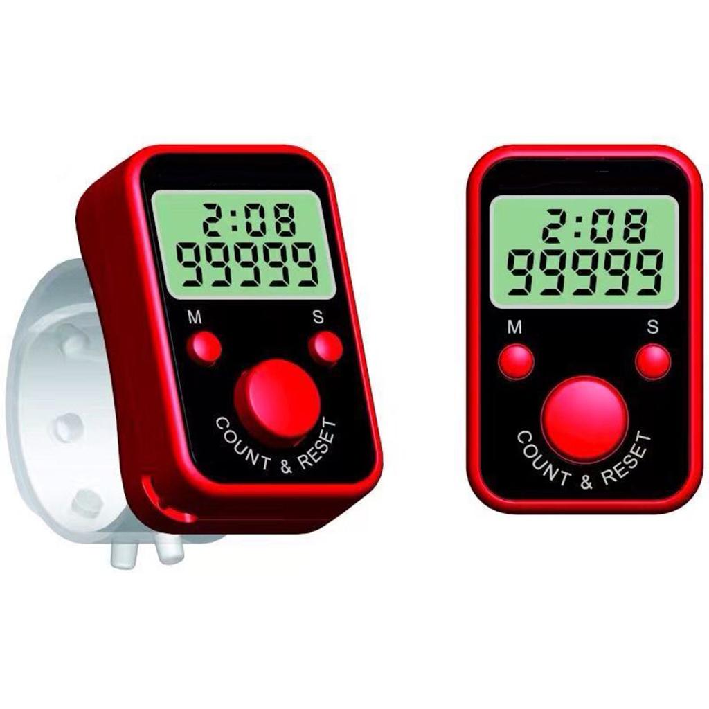 Fashion Design Mini Electronic Digital Counter Finger Ring Golf Digit Stitch 1