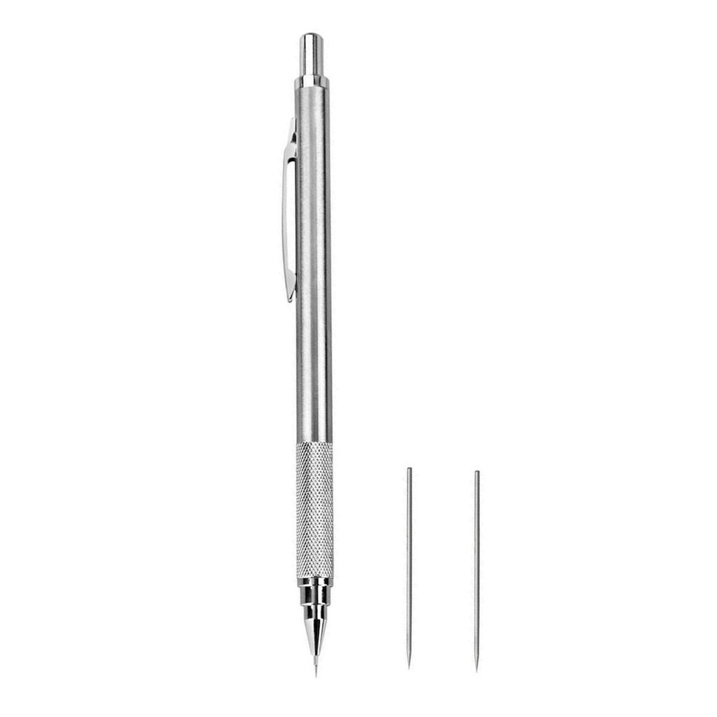 Automatic Center Punch Steel Spring Loaded Center Hole Punch Adjustable Spring Impact Force Center Marker Tool for Wood