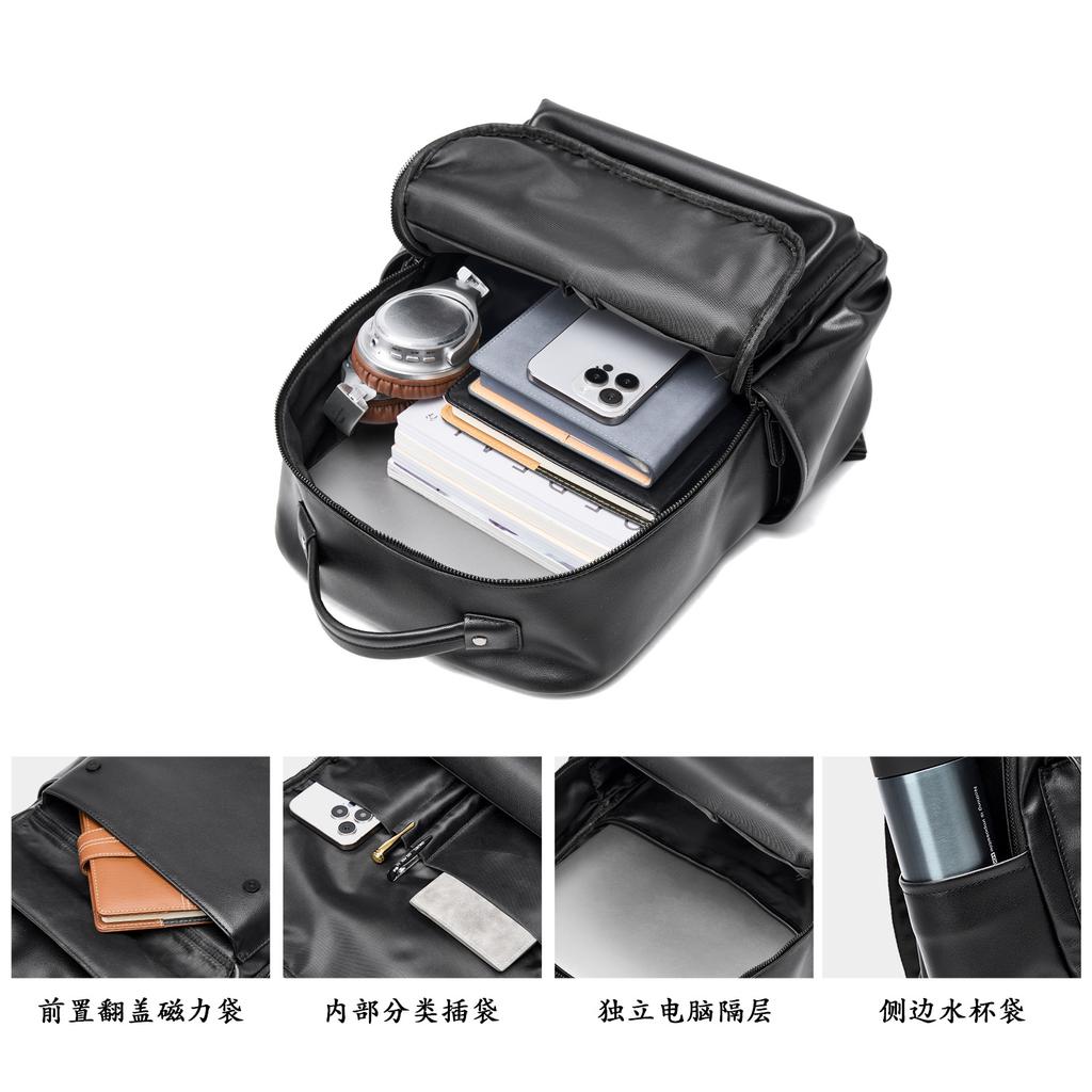 Laptop-Rucksack für Herren 15,6 Zoll Business-Reiserucksack Diebstahlsicher Wasserdicht Große Kapazität Arbeitstasche Lässige Herren-Rucksäcke