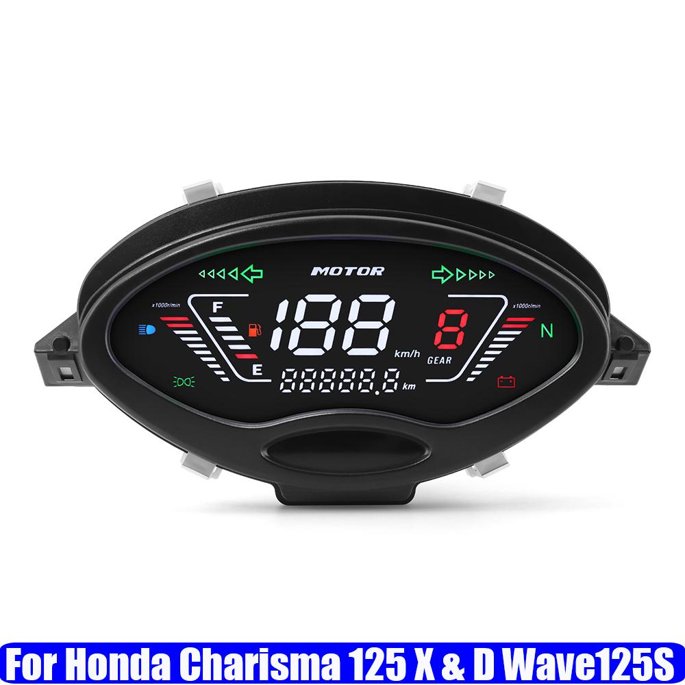 Спидометр для мотоцикла Honda Charisma 125 X & D Wave125S Innovation 125 NOVA 125 Моторный прибор Приборная панель Скорость об/мин Передача meter