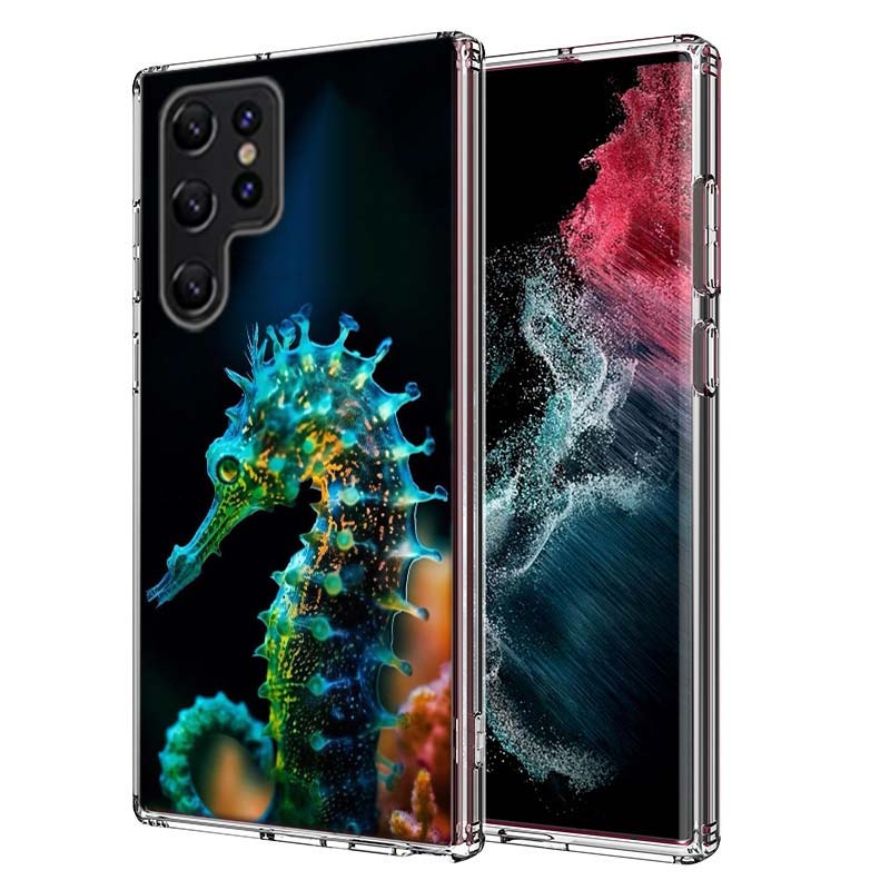 

Seahorse Underwater Fantasy Capa Phone Case For Samsung S26 Ultra S25 Edge Galaxy S23 S21 S20 S24 FE S22 S10 Plus Cover Clear TP Samsung S23