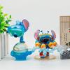 6Pcs Latest Stitch Toy Adorable Warm Season Series Collectible Doll Model Car Decoration Birth Date Present great for daily use