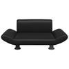 Dog Bed Black 70 X 45 X 28 Cm Faux Leather