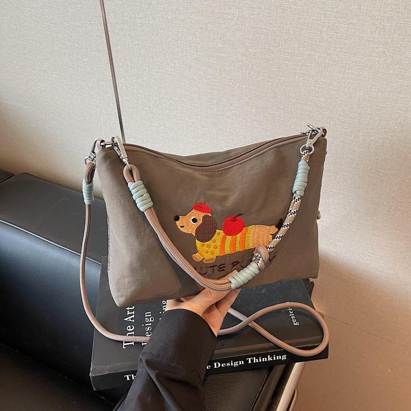 Канвас сумка женская большая вместимость летняя универсальная сумка-мессенджер повседневная плечевая подмышечная сумка commuter сумка-подушка серый