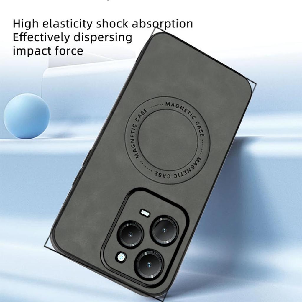 Premium Retro Leather Grain TPU Case for TECNO SPARK 20 Pro,infinix HOT 40 Pro Anti‑Drop Business Phone Shell