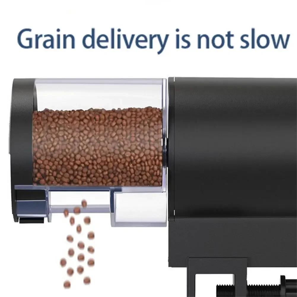 Aquarium Feeder 100ml Smart Timed Feeder, Automatic Fish and Turtle Food Dispenser for Aquariums, Ideal for Vacation Use