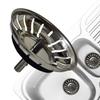 Sink Strainer - AIMOONSA - Model 80 Mm - Stainless Steel - Rubber Gasket - Universal Anti-Clogging