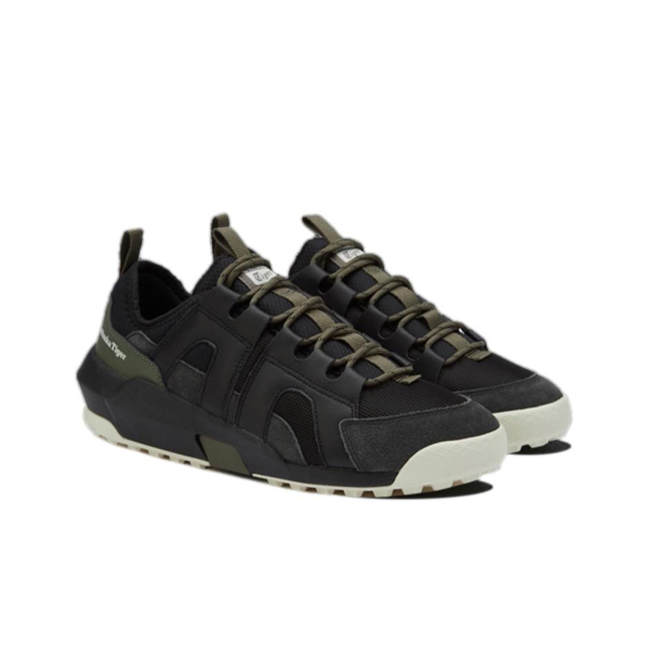 ONITSUKA TIGER Performove Fabric Synthetic Leather Comfortable Sports Casual Wear Durable Low-Top Lifestyle Shoes Unisex Sneaker Black 1183B897-002