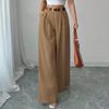Women's Loose Fit Wide Leg Trousers High Waist Casual Office Pants Pleated Front Relaxed Fit Workwear Bottoms for Everyday Wear