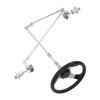 For ATV Go Kart Quad Cart Steering Wheel Gear Rack Shaft Tie Rod Kit Assembly