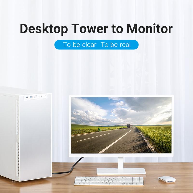 VENTION DAEBQ 20m 1080P 60Hz VGA 3+6 Male To Male Gold Plated Connector Cable