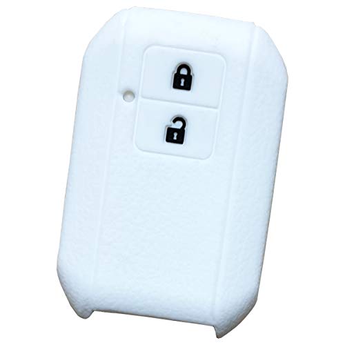 

[IKT] Силиконовый чехол для смарт-ключа для автомобилей Suzuki, 2 кнопки, белый/Wagon R/Wagon R Stingray/New Jimny/New Jimny Sierra/Swift/XBEE/и т. д.. Специальный