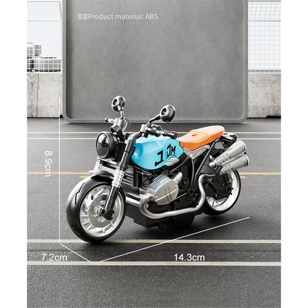 Kids Pull‑Back Motorcycle Toy, Simulation Locomotive Model Toy Car, Boys Girls Gift, Children’s Play Vehicle Toy