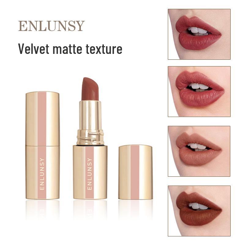 Anlusi Soft Mist Non-stick Matte Lipstick - Velvet Satin Lip Glaze & Gloss.