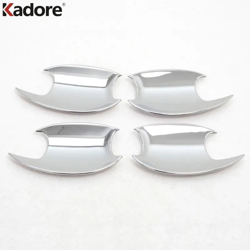 Side Door Handle Bowl Cover Trim For Kia Sorento 2016 2017 2018 Chrome Car Exterior Door Handles Cup Overlay Accessories