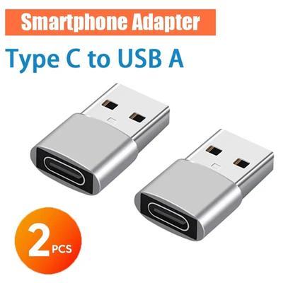 2 PEZZI Adattatore OTG da Tipo C a USB Convertitore da USB Tipo C Maschio a Micro USB Femmina Per Macbook Samsung Huawei Xiaomi Adattatore OTG TypeC