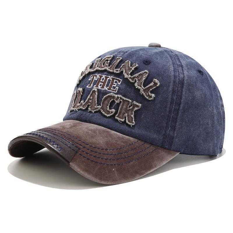 New Patchwork Washable Baseball Cap Men Women Letter Sunhat Unisex Outdoor Sports Snapback Fishing Travelling Baseball Hat