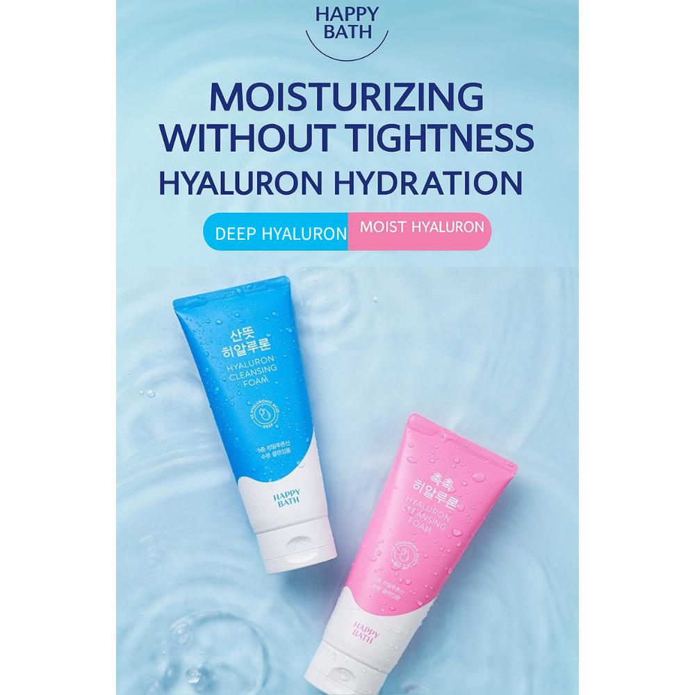 [Happy Bath] Hyaluron Cleansing Foam 200g (2 type)