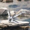 1.7/1.1KG Grapnel Anchor Foldable Kayak Anchor Boat Anchor With 61ft Marine Rope And Buoy For Kayak Canoe Paddle Board Accessory