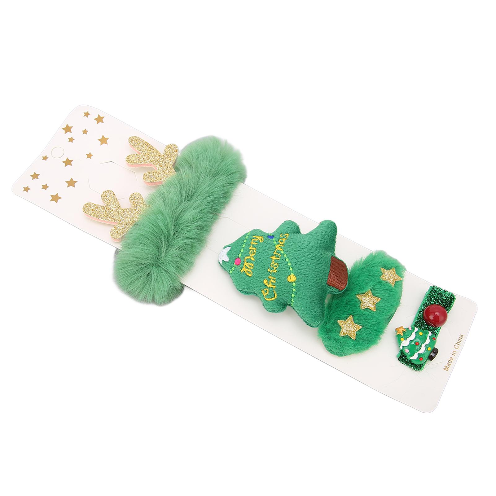 Рождественские заколки для волос Модные рождественские заколки Аксессуары для девочек для повседневной носки