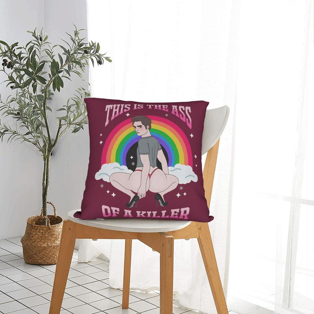 Funny Edward Cullen Jacob Twilight Pillow Case Soft Pillow Cover Cute Funny Pillowcases For Sofa Couch Bed Living Room